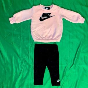 6 month Nike Velvet Baby Outfit